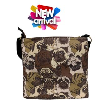 Camouflage Mosaic Pug Crossover Bag