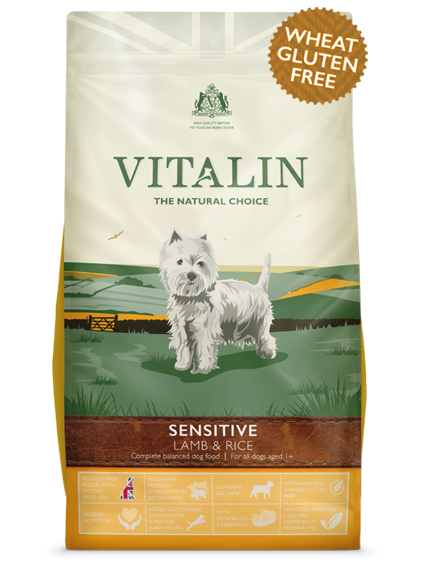 Vitalin Natural sensitive lamb and rice 12kg