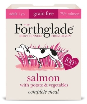 Forthglade Complete Meal Grain Free Salmon with potato & vegetables 7 x 395g