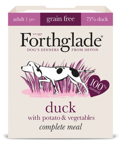 Forthglade Complete Meal Grain Free Duck with potato & vegetables 7 x 395g 