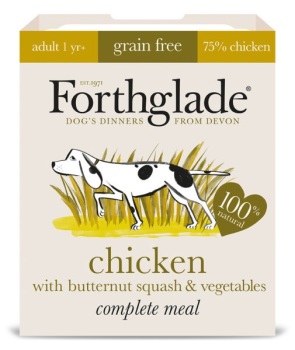 Forthglade Complete Meal Grain Free Chicken with butternut squash & Vegetables 7 x 395g