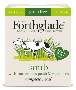 Forthglade Complete Meal Grain Free Lamb with butternut squash & vegetables 7 x 395g