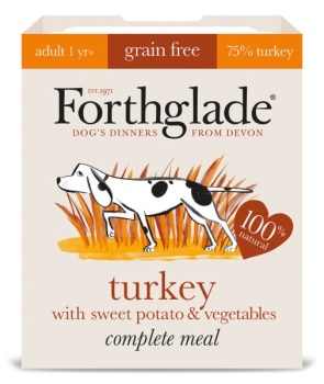 Forthglade Complete Meal Grain Free Turkey with sweet potato & vegetables 7 x 395g