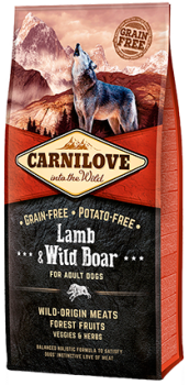 Carnilove Lamb & Wild Boar Grain Free Dog Food 12kg