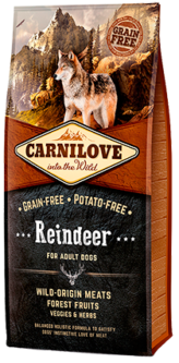 Carnilove Reindeer Grain Free Dog Food 12kg