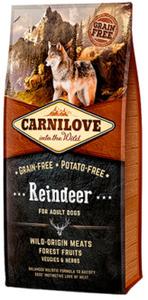 Carnilove Reindeer Grain Free Dog Food 1.5kg