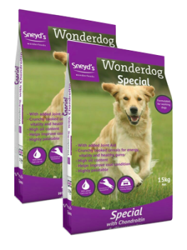  2 x Sneyd's Wonderdog Special 15kg Complete Dog Food