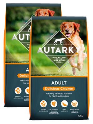 Autarky Delicious Chicken Complete Dry Dog Food 12kg x 2