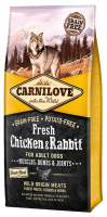 Carnilove Fresh Chicken and Rabbit Grain Free Dog Food 1.5kg
