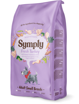 Symply Small Breed Adult Fresh Turkey Dog Food 2kg