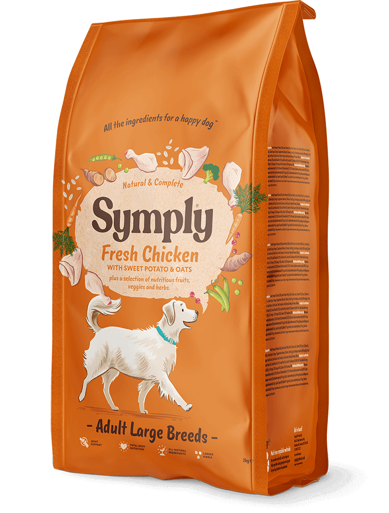 Symply Large Breed Fresh Chicken Dry Dog Food 12kg
