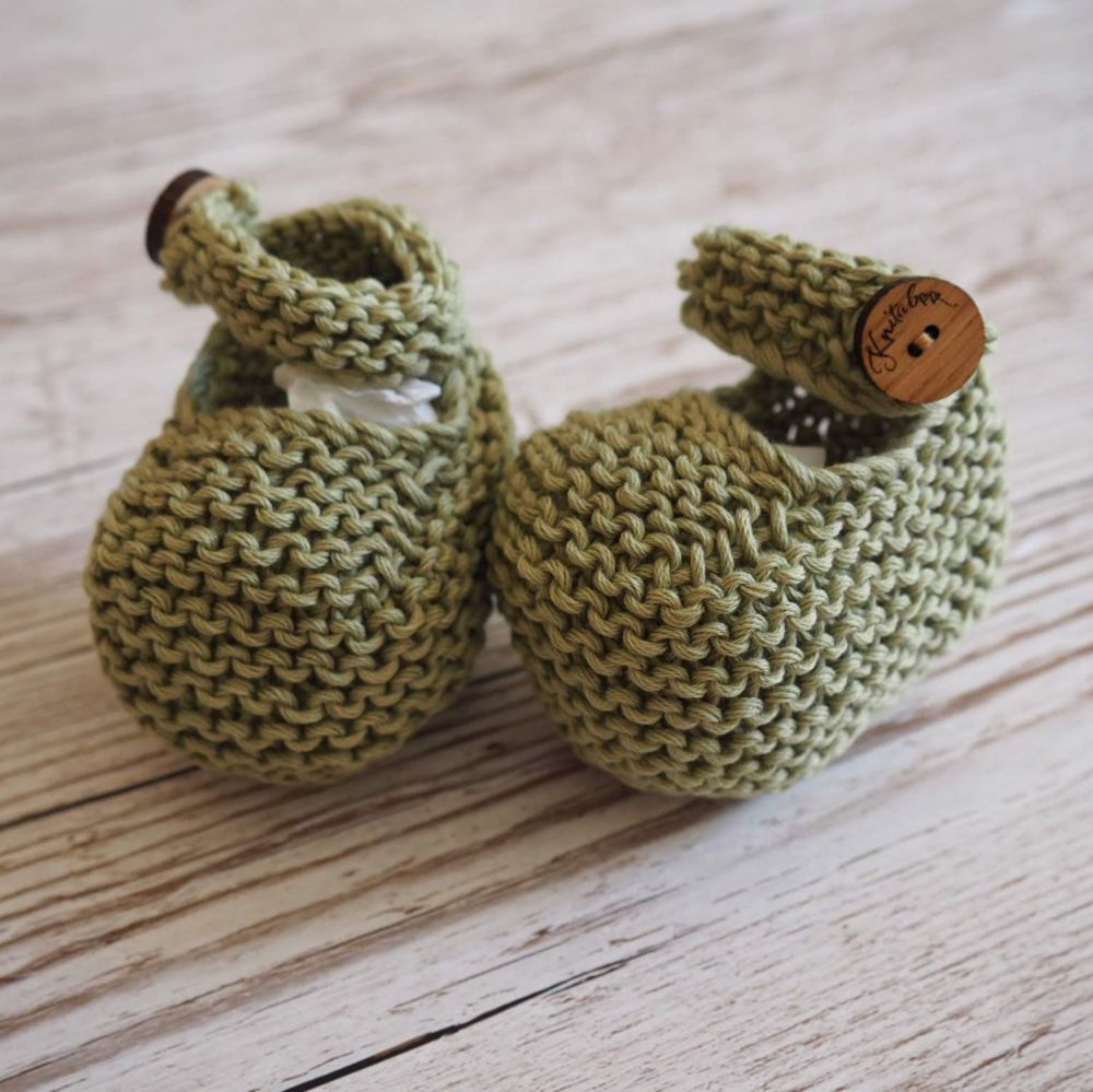 Olive Button Booties
