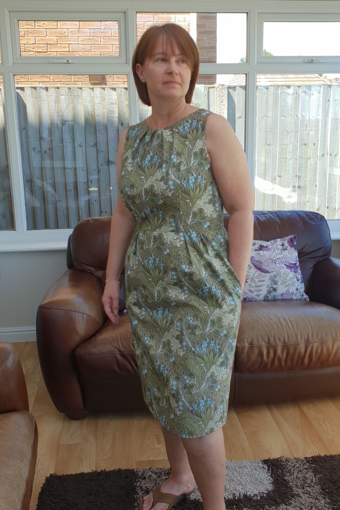 My William Morris Dress - fabric review by JustSewHelen