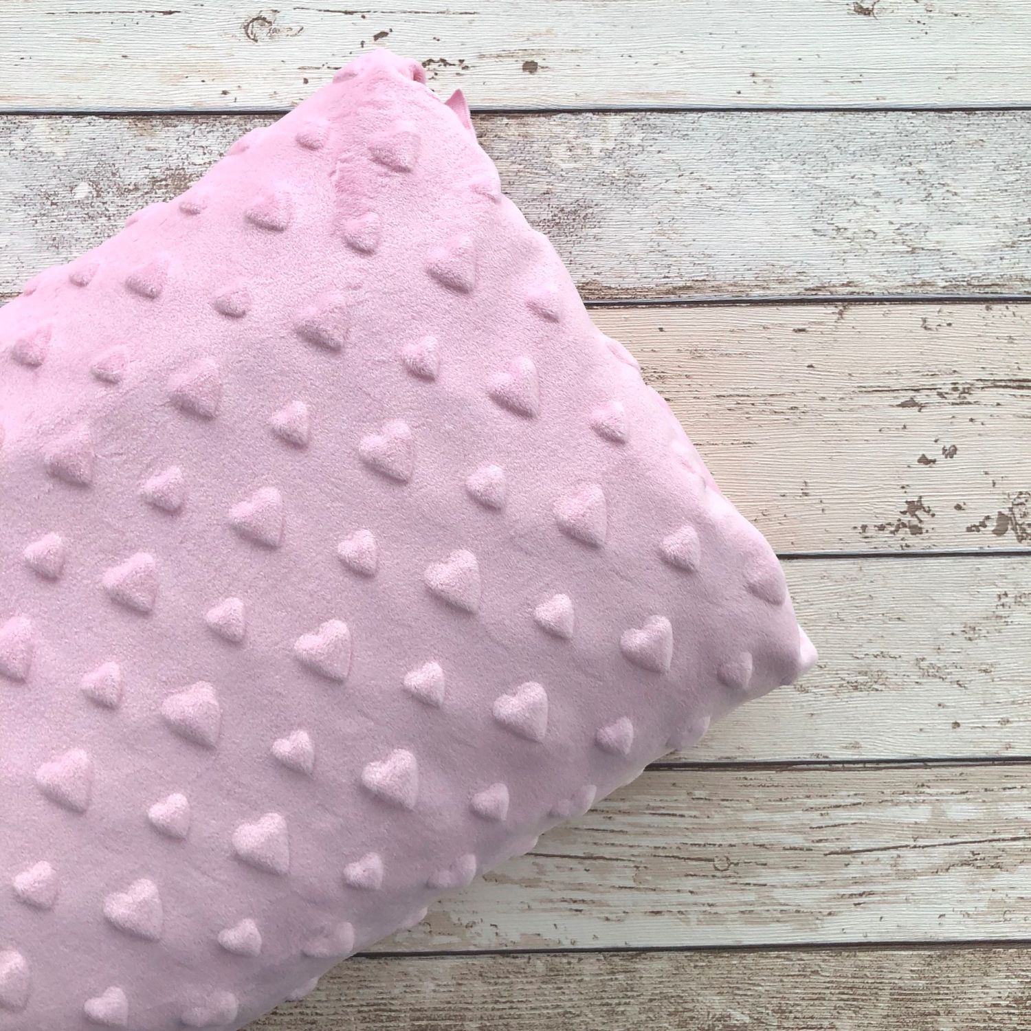 Pink Heart Embossed Fleece Fabric Product Review Just Sew Helen's Sewing Diary