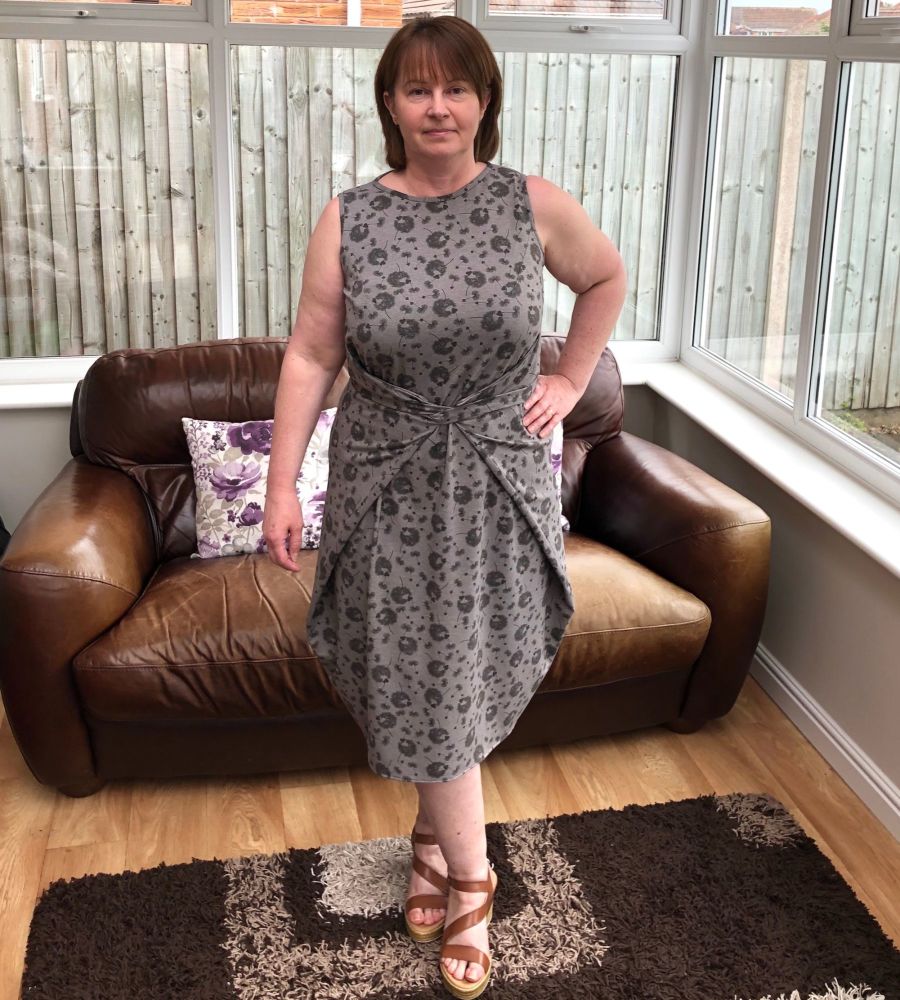 Kielo Wrap Dress - Just Sew Helen's Sewing Diary