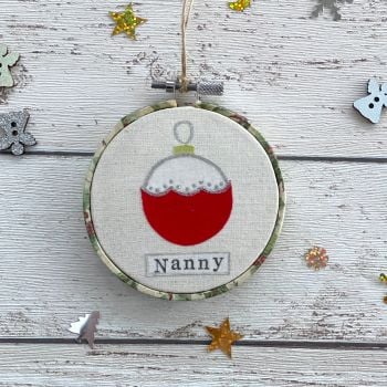 Christmas Remembrance Ornament - Bauble MADE TO ORDER