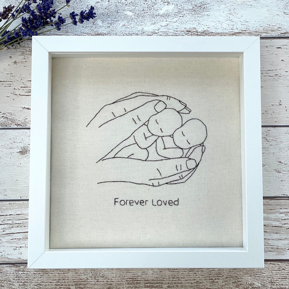 <!-- 002 -->Twins Miscarriage Keepsake Picture