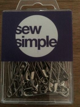 Sew Simple 38mm Curved Basting Pins (Size 2)