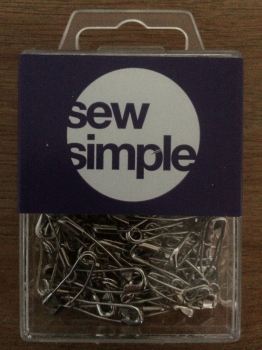 Sew Simple 27mm Curved Basting Pins (Size 1 - small)