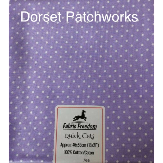 Fabric Freedom - Quick Cut - Lilac and White