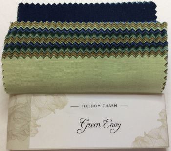 Fabric Freedom - Freedom Charm - Green Envy