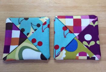 Pair of Fabric Coasters (Avant Garden)