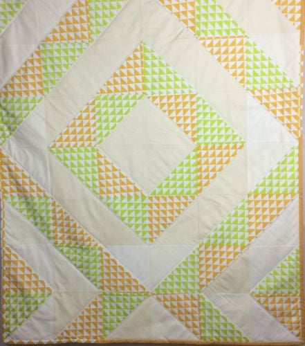 Baby Quilt - Diamond Dreams - Je Ne Sais Geometric