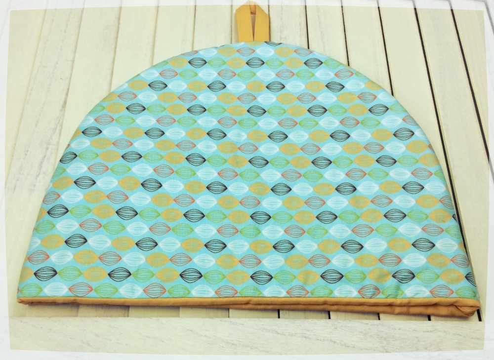 Tea Cosy - Green (with yellow lining)