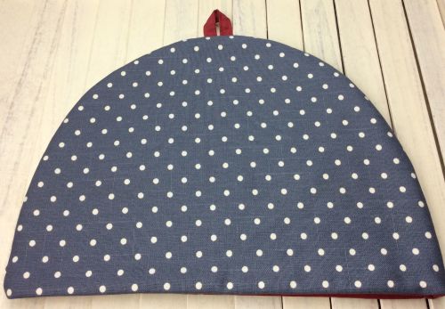Tea Cosy - Polka Dot (Grey with Cream Polka Dots)