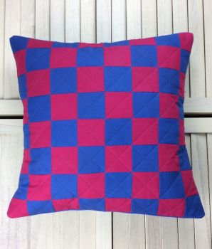 Make It Simpler Quilted Patchwork Cushion