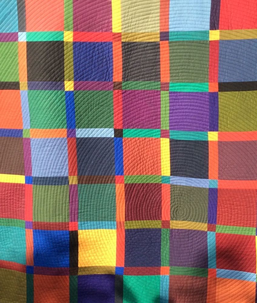 Dark Palette Baby Quilt/Play Mat/Wall Hanging