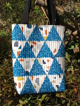 New Horizons Quilted Tote Bag