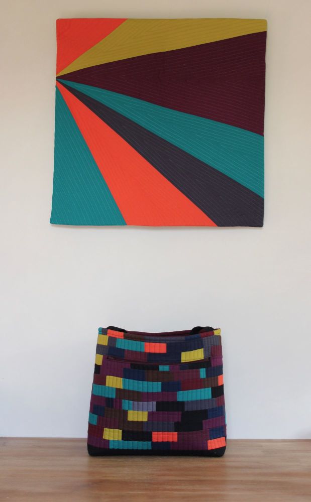 Itty Bitty Patchwork Tote Bag