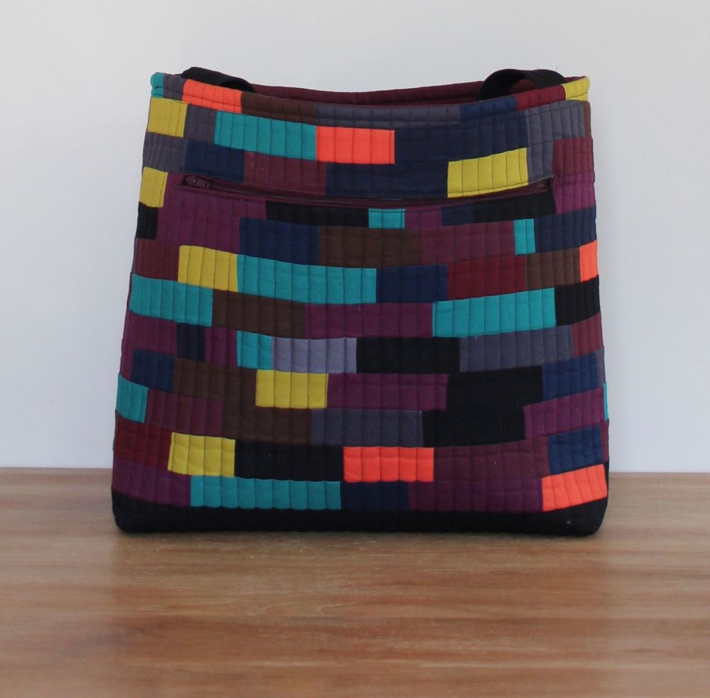 Itty Bitty Patchwork Tote Bag