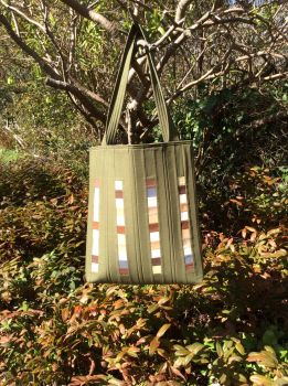 Moss Quilted Tote Bag