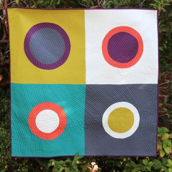 Modern Circles Baby Quilt/Play Mat/Wall Hanging(3)