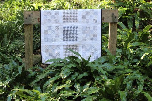 Patchwork Cot Quilt - Michael Miller - Modern Basics in Neutral