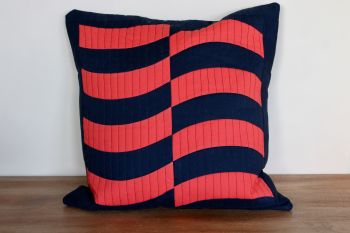 Curved Quilted Envelope Cushion