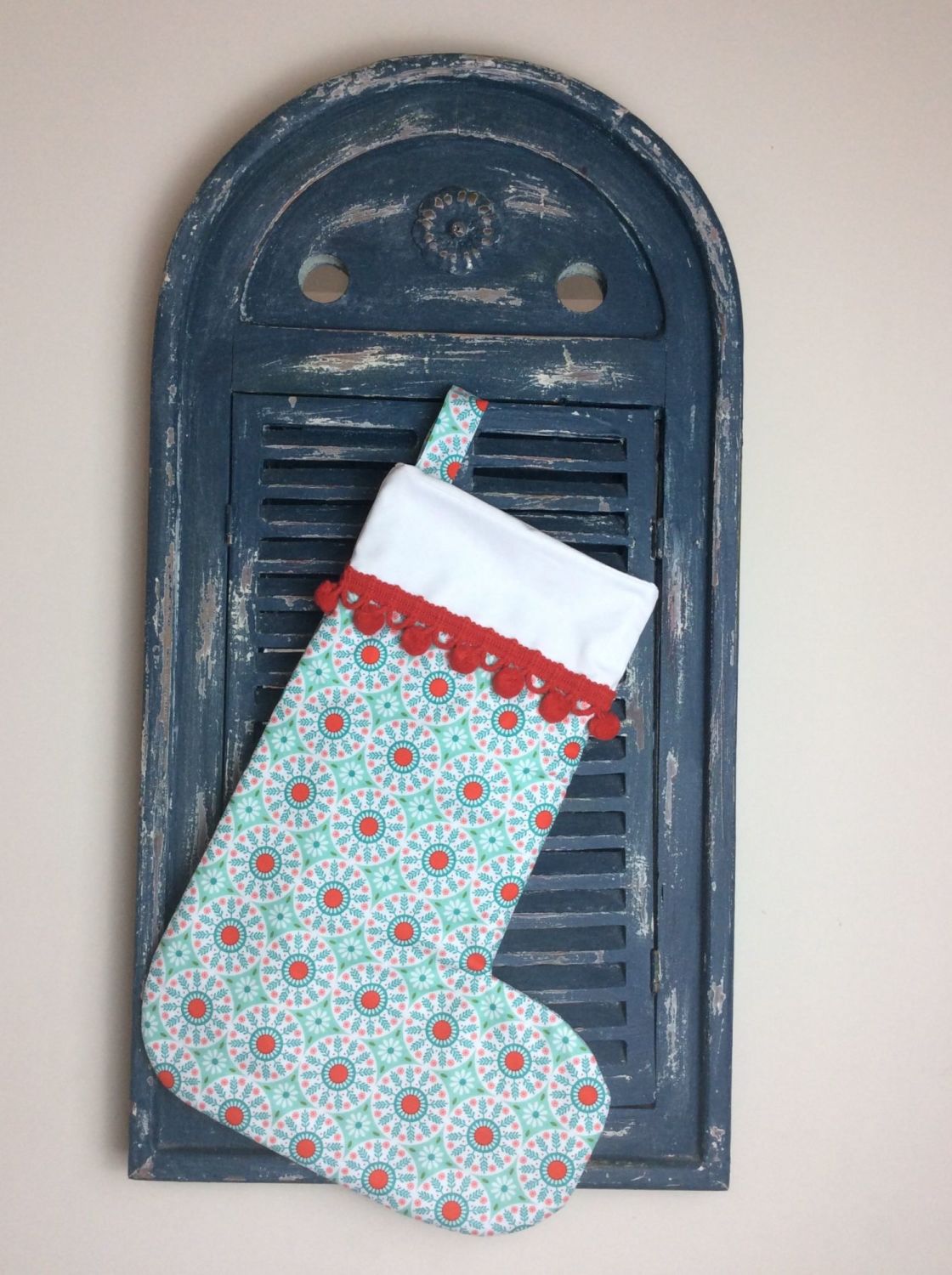 Adently Austen  Quilted Christmas Stocking