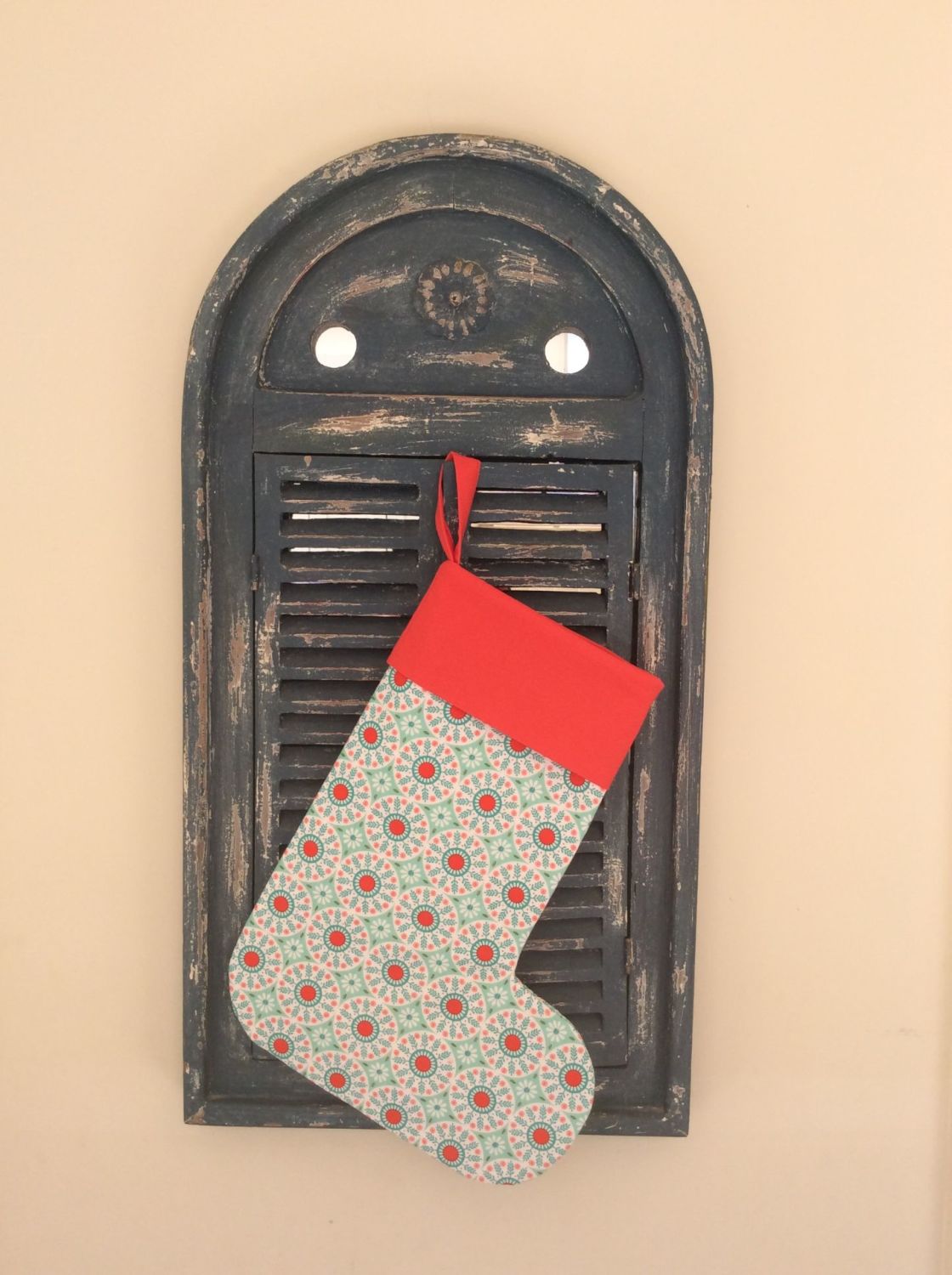 Adently Austen  Quilted Christmas Stocking