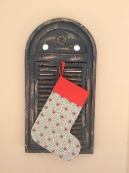 Ardently Austen  Quilted Christmas Stocking