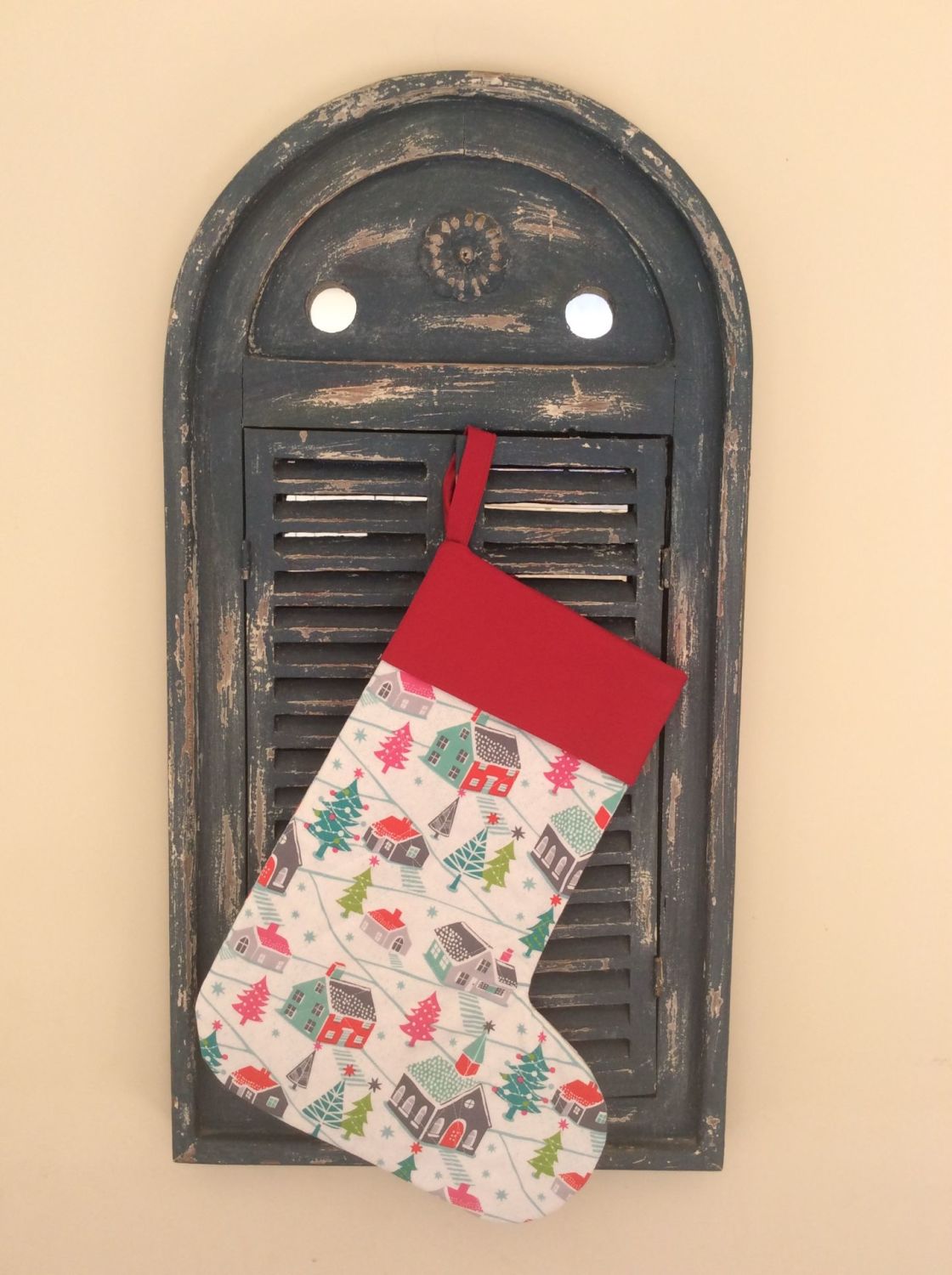 Christmas Dreams Quilted Christmas Stocking