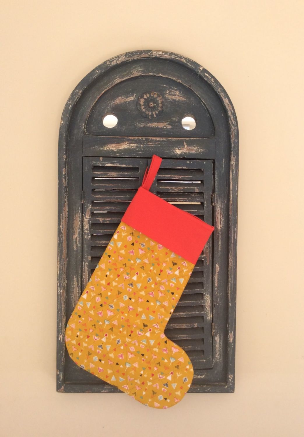 Nature Trail Quilted Christmas Stocking 