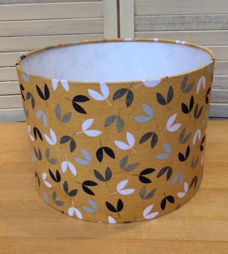 Bird Song Scattered Seeds 30 cms Drum Lampshade
