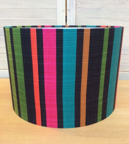 Marine Stripes 30 cms Drum Lampshade