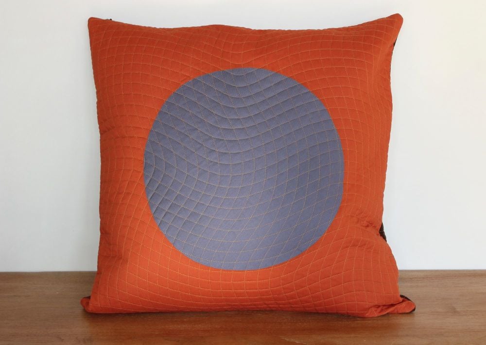 Circles Quilted Envelope Cushion(2)