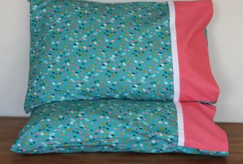 Pair of Boho Meadow Pillow Cases