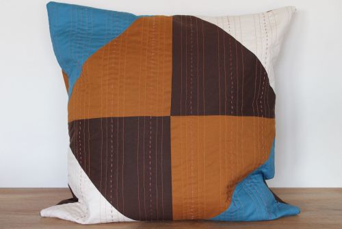 Hand and Machine Quilted Envelope Cushion