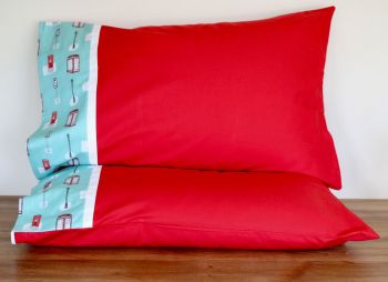Pair of Street Life Pillow Cases(3)