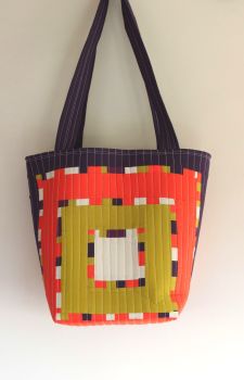 Around The Block Quilted Tote Bag